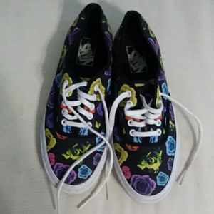 Women Floral Vans